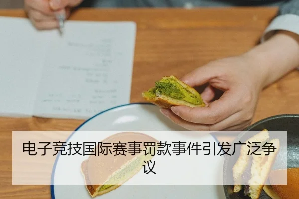 电子竞技国际赛事罚款事件引发广泛争议